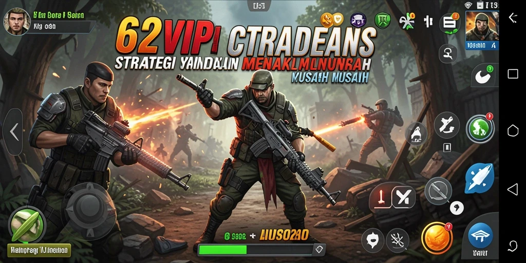 Gameplay menarik di 62VIP dengan berbagai strategi pertempuran.