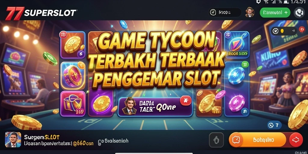 Tampilan menarik dari gameplay slot di 77SUPERSLOT.