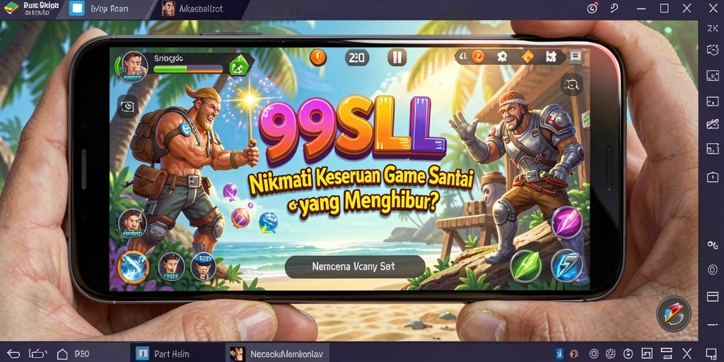 Tangkapan layar menunjukkan gameplay seru dari 99SLL.