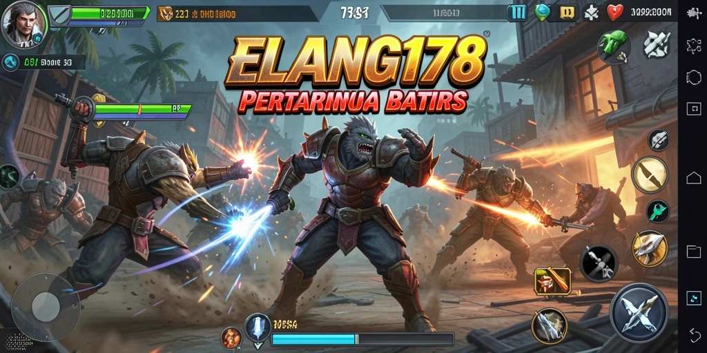 Tampilan gameplay seru dan mendebarkan dari ELANG178.