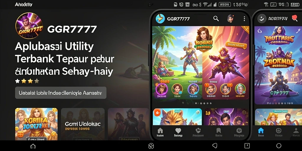 Tampilan antarmuka GGR7777 yang modern dan fungsional.