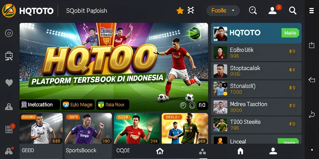 Tampilan menarik dari HQTOTO saat pengguna melakukan taruhan olahraga.