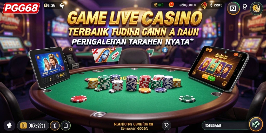 Gameplay seru dengan dealer langsung di PGG68.