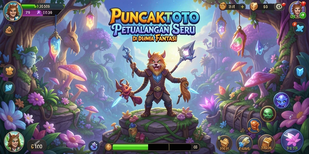 Tampilan gameplay seru di PUNCAKTOTO dengan petualangan yang menantang.