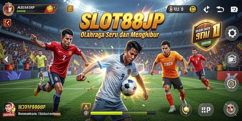 Tampilan gameplay menarik dalam SLOT88JP dengan elemen olahraga.