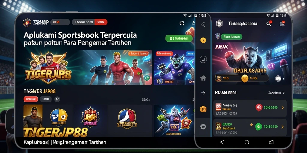 Tampilan antarmuka pengguna <strong>TIGERJP88</strong> dalam sesi taruhan olahraga.