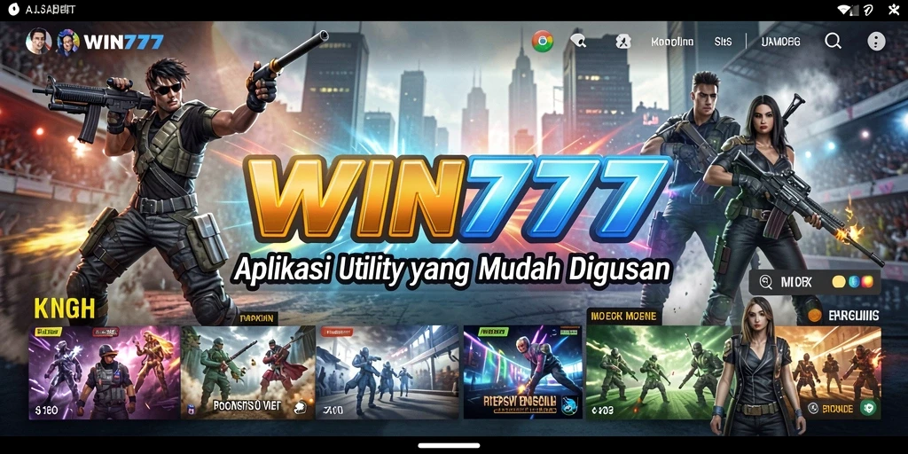 Tangkapan layar WIN777 menampilkan antarmuka pengguna yang intuitif untuk pengaturan Utility.